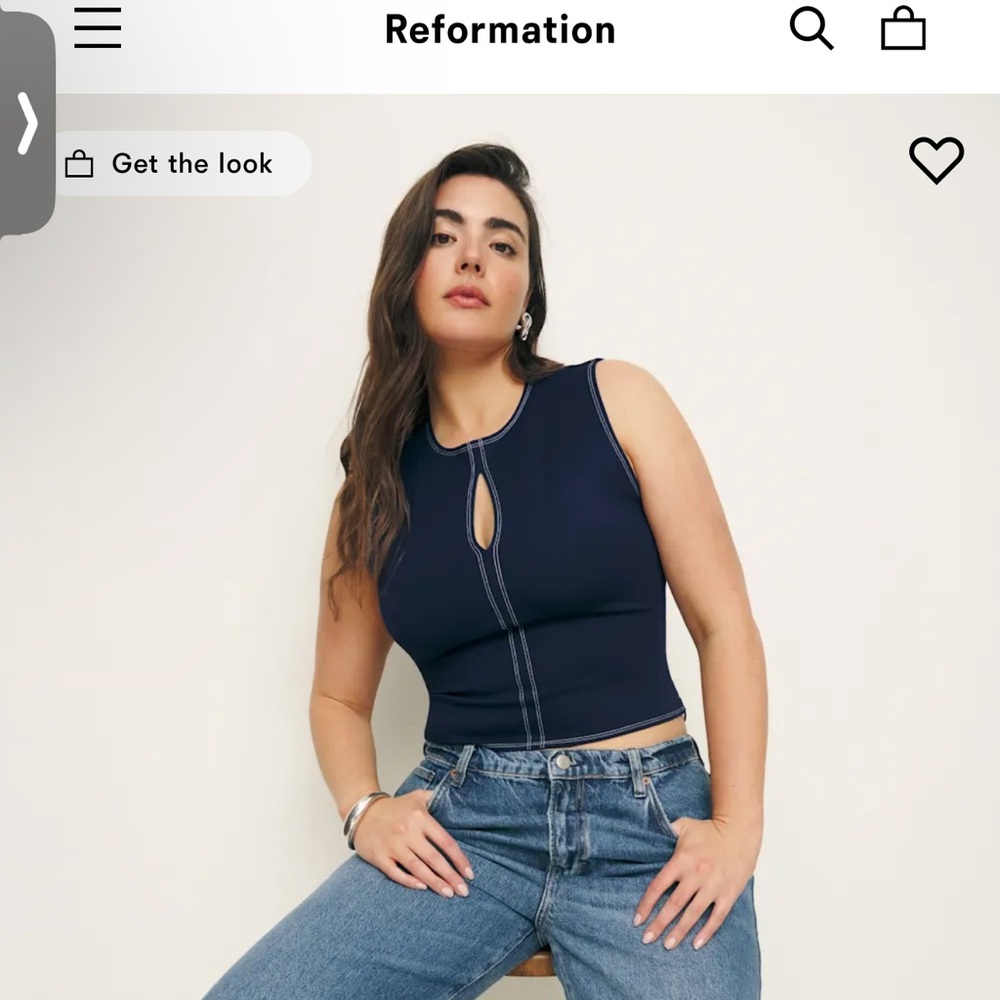 REFORMATION CARSYN KNIT TOP!